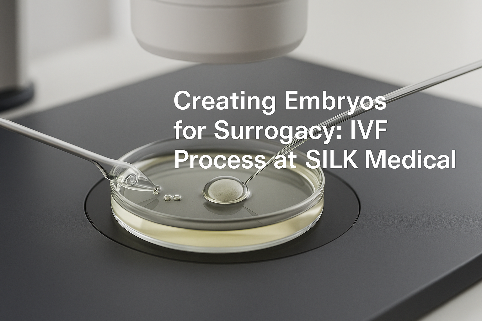 Creating Embryos for Surrogacy: IVF Process at SILK Medical