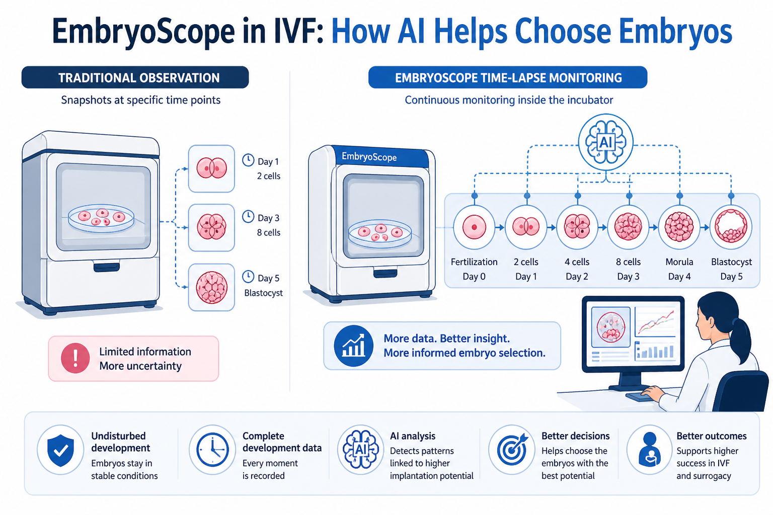 EmbryoScope in IVF: How AI Helps Choose Embryos