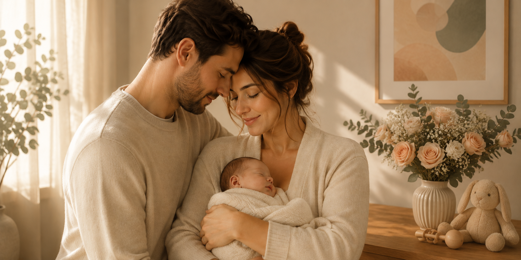 Intended parents holding newborn — when to consider surrogacy